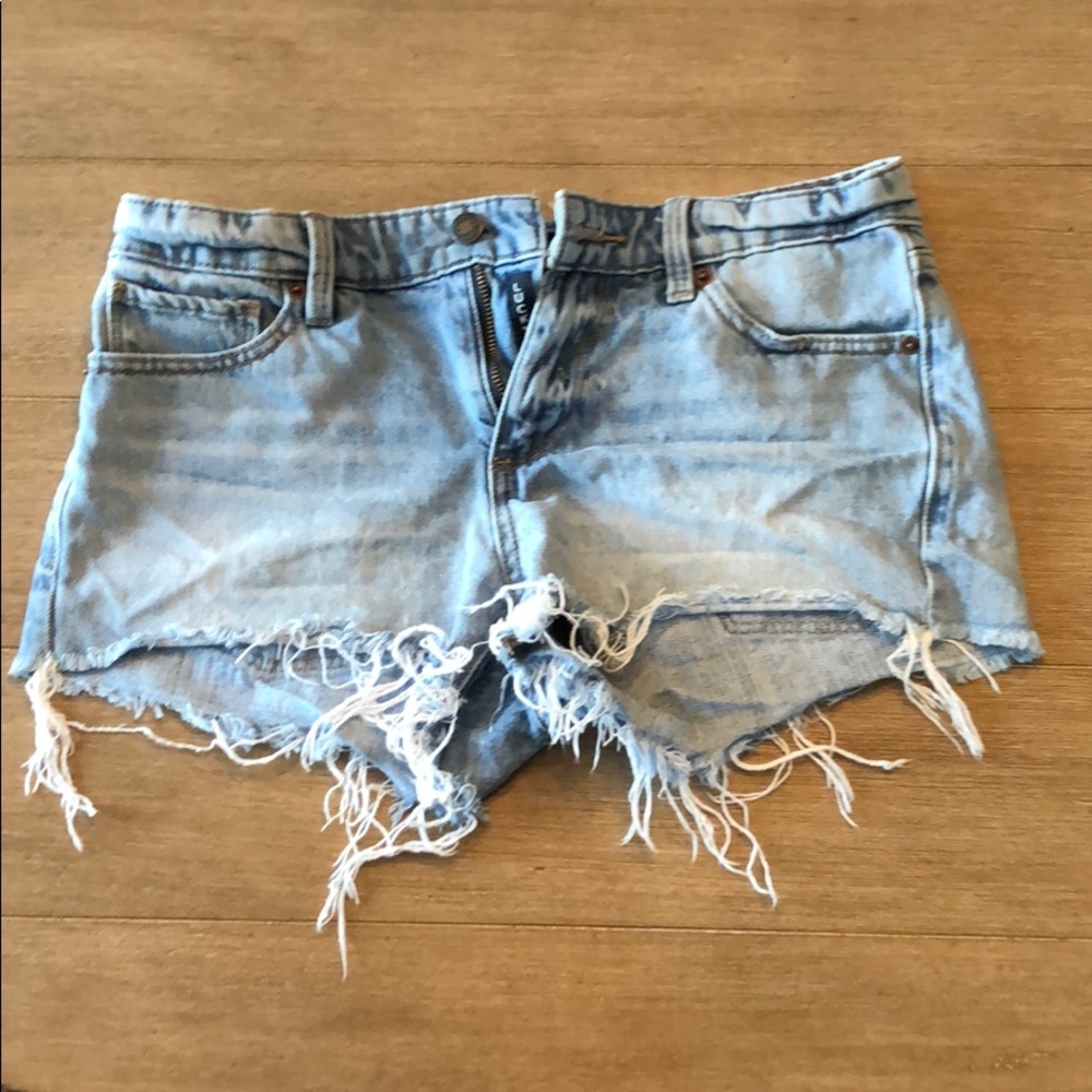 Lucky Brand Size 26 Cut Off Denim Shorts